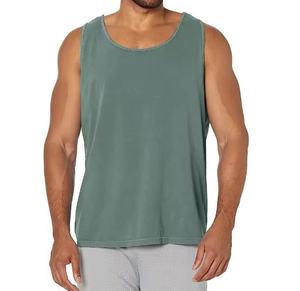Camiseta sin mangas rosa para hombre, chaleco deportivo de algodón transpirable, ropa de gimnasio, camiseta sin mangas suave, camisetas sin mangas al por mayor, ropa deportiva informal de verano - Product Image 5