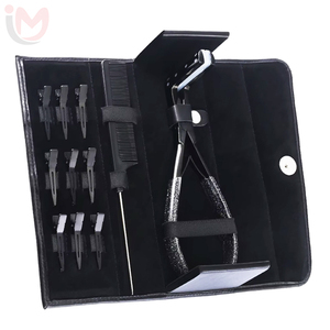 Nuevas Pinzas para Extensiones de Cabello con Cinta Adhesiva de Acero Inoxidable, Peine con Agarre Antideslizante, Clips de Sujeción Fuerte, Set de Accesorios - Product Image 1
