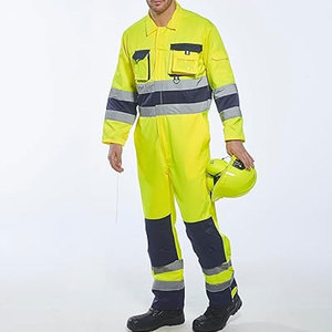 Combinaison de travail professionnelle, vêtements de travail réfléchissants, combinaison de sécurité imperméable, vêtements de sécurité pour hommes, combinaison de travail de haute qualité - Product Image 3