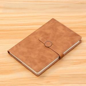 Custom Wholesale Promotional Business Linen Hardcover PU Leather Loose-Leaf Thermal Binding Notebook <b>A4</b>/A5/A6 - Product Image 4