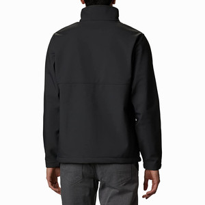 100% Polyester Fabric Zipper Closure Stand Collar Men's Softshell <b>Jacket</b> Classic Style Outdoor Street Fashion Softshell <b>Jackets</b> - Product Image 2