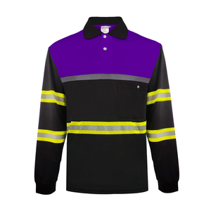 Camiseta Polo de Seguridad de Poliéster con Diseño Personalizado, Logotipo Personalizado, Alta Visibilidad, Reflectante, para Trabajo de Construcción - Product Image 5