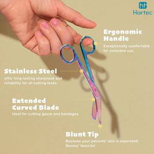 Tijeras Quirúrgicas de Acero Inoxidable de Primera Calidad, Corte Suave, Ideales para Kits Médicos y Procedimientos Clínicos, Tijeras para Vendajes - Product Image 3