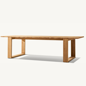 Venta de mesa rectangular de estilo moderno y sencillo, apta para uso en exteriores, de buena calidad y duradera. - Product Image 4