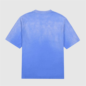 Calidad superior 2024 Fabricante de gran tamaño personalizado Casual Vintage Peso pesado Algodón de gran tamaño Lavado ácido Sun Faded Camisetas - Product Image 5