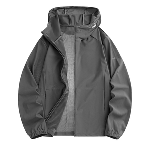 High Quality Custom <b>Men</b> Lightweight Waterproof Windbreaker Jacket Hooded Breathable Outdoor Tactical Casual Sport <b>Coat</b> <b>Men</b> - Product Image 6