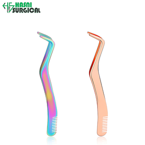 Meilleure pince à cils chirurgicale avec peigne, outil de précision pour extensions de cils artificiels par Hasni Surgical - Product Image 5