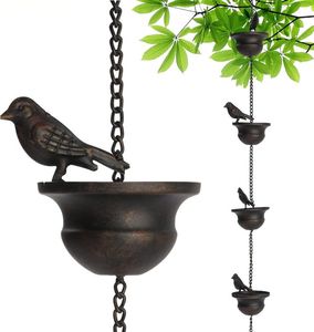 Cadena de Lluvia Decorativa para Jardín y Patio, Cadena de Lluvia de Hierro de Alta Calidad para Canaletas, Cadena de Lluvia Metálica Decorativa - Product Image 3