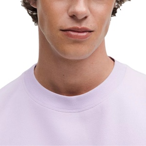 Sweat-shirts pour hommes à épaules tombantes multicolores, logo personnalisé, qualité supérieure, vente en gros, col rond, manches longues, polyester/coton - Product Image 4