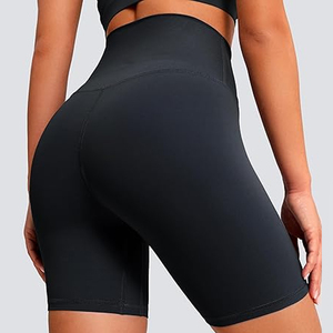Shorts de Cintura Media para Mujer, Moda Nueva, Casual, Corte Regular, Transpirables, de Poliéster/Algodón, Compresivos, Sexys y Transpirables - Product Image 5