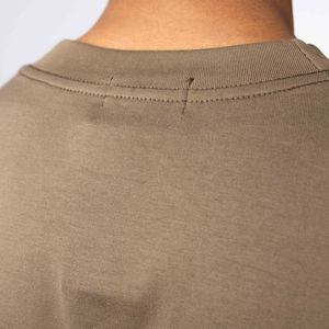 Camiseta de Corte Holgado Personalizada para Hombre, Camiseta de Manga Larga de Doble Capa con Efecto Desgastado por el Sol, Camisetas de Manga Larga de Algodón para Hombre - Product Image 6