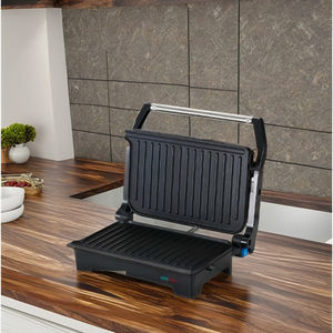 Machine à sandwich électrique double face automatique de qualité supérieure en acier inoxydable Presse antiadhésive pour collations Petit-déjeuner Maison compacte - Product Image 2