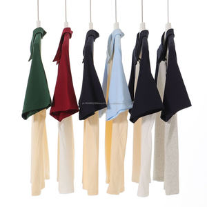 T-shirt homme en coton/polyester tricoté 200G, blocs de couleur raglan, tendance estivale, coupe ample décontractée, manches courtes, col rabattu, séchage rapide - Product Image 3