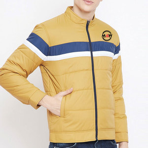 Wholesale Custom Logo Polyester/Nylon Casual Stand Collar Men Puffer Jacket Waterproof Outdoor Use Winter - Product Image 3