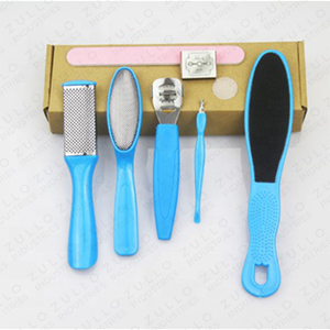 Stainless Steel <b>Pedicure</b> Foot Care Kit with Foot File Nail Cutter Dead Skin Remover Tools OEM Private Label - Product Image 6
