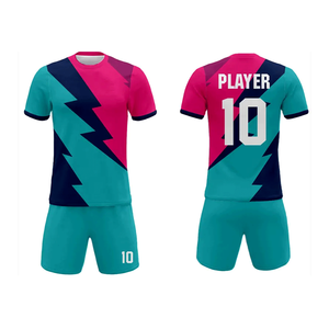 Service OEM, ensembles d'uniformes de football personnalisés avec logo pour hommes, 100% polyester, respirant, séchage rapide, prix bas - Product Image 3