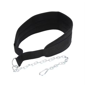 <b>Weight</b> Lifting Dip Belt Neoprene Back Belt with Chain for Gym Bodybuilding Pull up Strength <b>Training</b> Load Waist Strap Dip Belt - Product Image 5