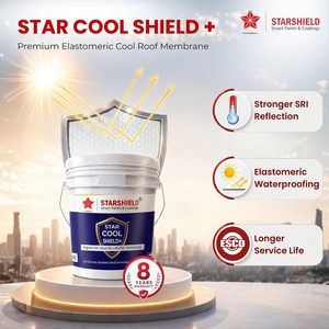 Cool Roof <b>Waterproof</b> Coating for Roof Terrace Heat Reflective and <b>Waterproof</b> Protection - Product Image 3