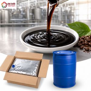 สารสกัดกาแฟเข้มข้นชนิดน้ำ เกรด AA ความเข้มข้น 45% บริกซ์ รสชาติกาแฟเข้มข้น สำหรับเครื่องดื่ม อันไทคาเฟ่ (ดัก ลัค เวียดนาม) - Product Image 1