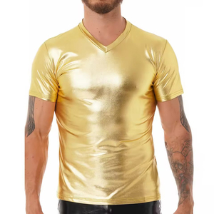 เสื้อยืดหนังแท้แขนสั้นระบายอากาศได้ดี กันลม คอวี สไตล์ลำลอง ปรับแต่งได้ - Product Image 2