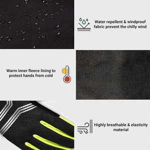 Gants de vélo personnalisés, gants de cyclisme antichoc, gants de sport respirants avec grip, fabrication en gros OEM - Product Image 5