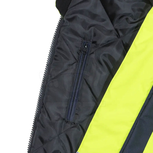 Custom <b>Softshell</b> ANSI Class 1 Workwear Safety <b>Jacket</b> <b>High</b> <b>Visibility</b> Reflective with Pocket Durable Comfortable Customized Logo - Product Image 3