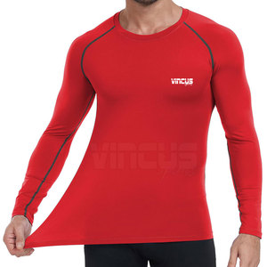 Camisetas deportivas térmicas para hombre de alta calidad con MOQ bajo, logotipo personalizado impreso, mejor precio. - Product Image 4