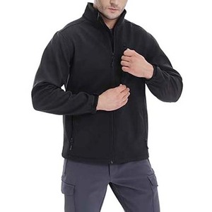 Chaqueta de Invierno Softshell para Hombre, Ideal para Deportes al Aire Libre, Escalada en Roca, Camping, Cuello Alto, Transpirable, Térmica y Resistente al Viento - Product Image 3