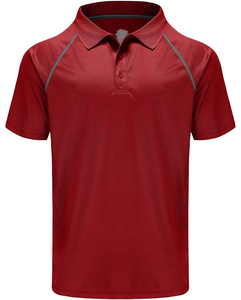Trendiges Herren Öko-Freundliches Atmungsaktives Gestricktes Piqué T-Shirt mit Individueller Frontstickerei Kurzarm Klassische Passform Business Casual - Product Image 1