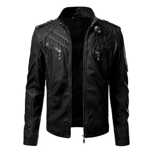 Comfortex International Men's Black Genuine Lambskin Leather <b>Biker</b> <b>Jacket</b> Vintage Real Motorcycle <b>Jackets</b> For Men - Product Image 1