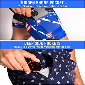 Pantalones cortos de malla 100% poliéster con cintura elástica, estampado gráfico personalizado por sublimación, pantalones cortos para hombre, los mejores pantalones cortos sublimados por Dress Sports - Product Image 6