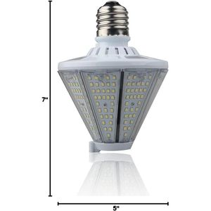 Lampadina LED a Pannocchia 50W 6500Lm, Base E26, Luce Triangolare a Cono, 5000K, per Illuminazione Esterna, Portico, Muro, Tettoia - Product Image 3