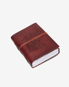 Diario Encuadernado en Cuero Vintage, Cuaderno con Grabado del Árbol de la Vida, Diario Hecho a Mano con Papel Hecho a Mano, Diario de Viaje, Libro para Escribir - Product Image 1