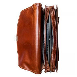 OEM Service Leather Laptop Bag Custom Logo <b>Office</b> Briefcase Laptop Bag Wholesale Factory Manufacturer - Product Image 4