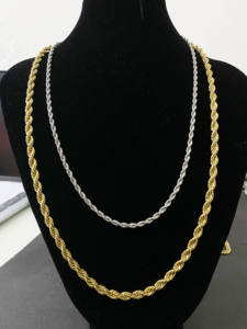 เครื่องประดับ Olivia Charm คุณภาพสูง เงินแท้ 925 ชุบทอง กันน้ำ สร้อยเชือก สำหรับสร้อยคอ ผู้ชาย ผู้หญิง - Product Image 6