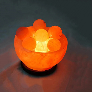 Lampes en sel de l'Himalaya, design rustique en cristal de sel rose, pour accessoires de maison, éclairage décoratif et cadeau d'intérieur - Product Image 4