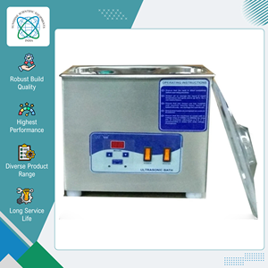 Nettoyeur à ultrasons de qualité supérieure avec technologie de base MOSFET et minuterie numérique intégrée, fourni directement par l'usine, origine Inde. - Product Image 6