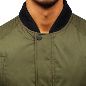 Latest Style Lightweight <b>Canvas</b> Bomber <b>Jacket</b> <b>for</b> <b>Men</b> Winter Fashion OEM Service with Custom Colors & Sizes - Product Image 3