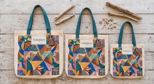 Sacs fourre-tout réutilisables en toile de coton personnalisables, pliables, à motifs de dessins animés, écologiques, avec poignée d'épaule, taille standard - Product Image 3