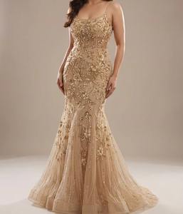 En stock Robe de soirée à sequins sexy sans manches avec fente, Robe de cérémonie, Vente en gros de tenues de soirée pour femmes - Product Image 1