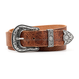 Vintage Western <b>Belt</b> Distressed Brown Grain Leather <b>Belt</b> for Men & Women High Quality Rustic Crackle Finish <b>Cowboy</b> <b>Belt</b> - Product Image 1