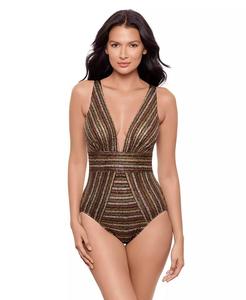Traje de baño de una pieza con control de abdomen Sparkle Sands Odyssey para mujer |   Traje Miraclesuit - Product Image 1