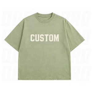 Camisetas de Algodón Grueso para Hombre, Personalizadas, Vintage, Extra Grandes, con Estampado Gráfico, Manga Corta, Estilo Urbano, Ropa Casual de Moda - Product Image 5