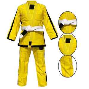 Tenue d'entraînement professionnelle Master Series à double tissage renforcé pour athlètes, col épais, vêtements antidérapants, uniforme de judo et de karaté - Product Image 2