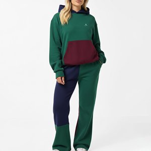 Conjunto de Sudadera con Capucha y Pantalones Deportivos de Felpa Premium para Mujer, Estilo Holgado, con Bolsillos Laterales, para Invierno - Product Image 4