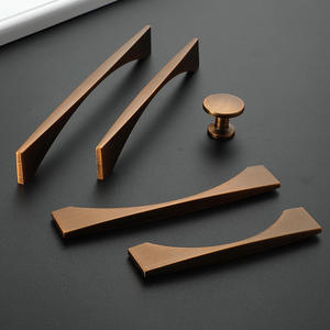 Poignée de meuble élégante au design classique, en laiton moderne, prix usine, pour armoire et tiroir de cuisine - Product Image 4