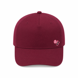 Gorras al por mayor de nuevo diseño con logo bordado de pedrería, de gamuza, con visera curva, de 5 paneles, modelo The Rude Awakening - Product Image 4