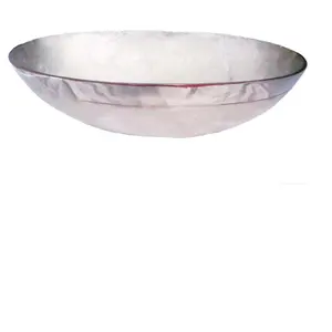 반짝이는 테두리가있는 맞춤형 알루미늄 거친 타원형 과일 그릇 크리스마스 홈 주방 유럽 타원형 장식 금속 그릇