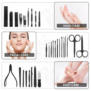 <b>Nail</b> Care Manicure Kit With Cuticle Pusher And Precision Tools Deluxe Manicure Kit Personal Care <b>Set</b> For Home And Travel Use - Product Image 4
