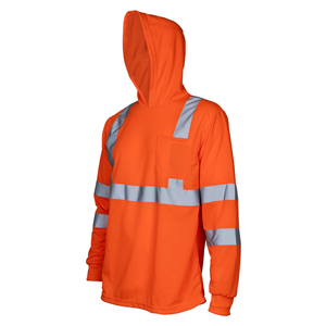 OEM ODM Wholesale Price Working Safety Wear Men's Reflective Hoodie for Sale <b>Hi</b> <b>Vis</b> Safety <b>Jackets</b> Hoodies - Product Image 3